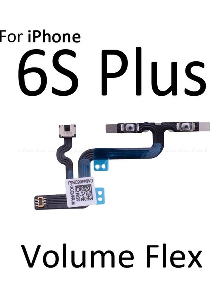 Güç Açma Kapama Düğmesi Ses Anahtarı Anahtar Kontrol Flex Kablo Şerit iPhone 6 6s Artı 4 4s 5 5s 5c Onarım Bölümü (Yurt Dışından)