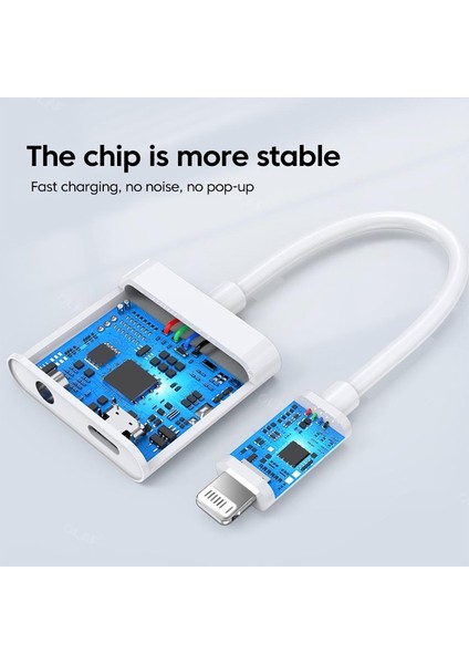 In 1 Ses Adaptörü iPhone 11 12 Pro Max Xxs Aux Jack Kulaklık Aydınlatma 3.5mm Kulaklık Ayırıcı Şarj Kulaklık Kablosu (Yurt Dışından) modelleri