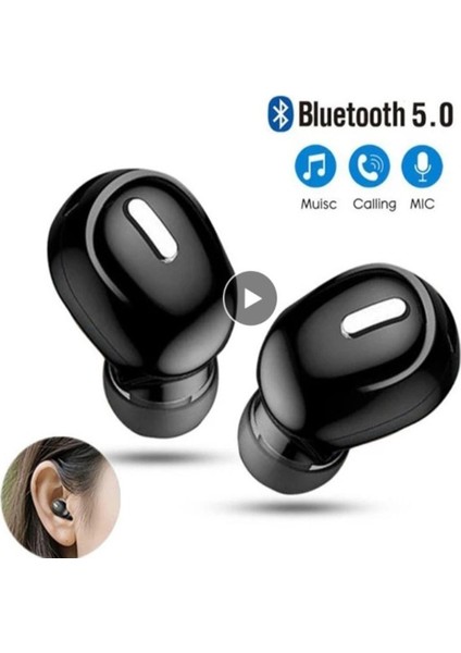 X9 Mini Kulak Kablosuz Bluetooth 5.0 Kulaklık Spor Mic ile Handsfree I7 Tws Kulaklık Kulakiçi Samsung Tüm Telefon Kulaklık (Yurt Dışından)