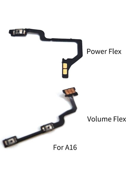 Oppo Için A15 A16 Güç Ses Düğmesi Flex Kablo Yan Anahtar Anahtarı Açık Kapalı Kontrol Düğmesi Onarım Parçaları (Yurt Dışından)