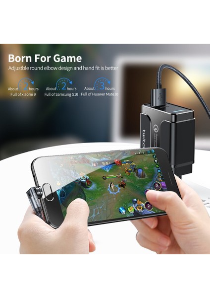 Twitch 540 Döndür Manyetik Kablo Mikro USB C Tipi Kablo Manyetik Şarj Şarj Aleti Kablosu iPhone Xiaomi Samsung Için USB Telefon Kablosu (Yurt Dışından) fırsatları