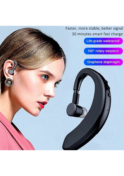 S11 Kablosuz Kulaklık Araba Iş Bluetooth Uyumlu 5.0 Kulaklık Ahizesiz Kulaklık Mini Güçlü Bas Kablosuz Kulaklık (Yurt Dışından) indirimleri