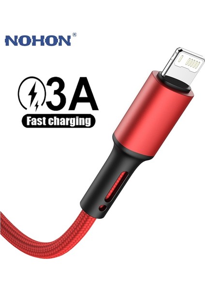 Hızlı Şarj USB Kablosu iPhone 6 6 S 7 8 Artı 13 12 11 Pro Xs Max 5 Se iPad Kökenli Kurşun Cep Telefonu Kablosu Veri Şarj Cihazı Tel 3 M (Yurt Dışından)