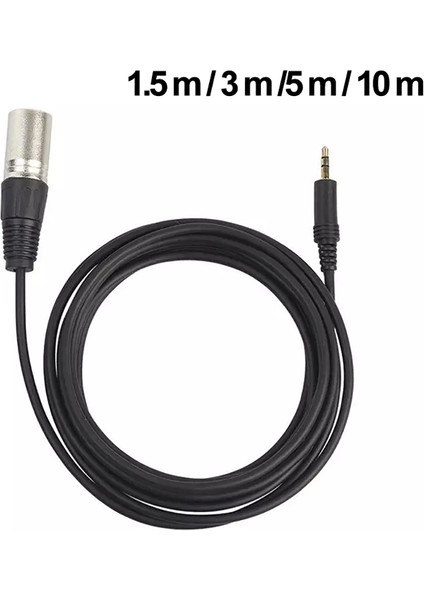 3.5mm Stereo Jak Tak 3 Pin Xlr Erkek Mikrofon Ses Kablosu Kablosu Adaptörü (Yurt Dışından) fiyatları
