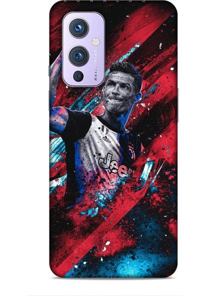 Oneplus 9 Luna Futbolcular 10 Ronaldo Kırmızı Full Hd Kılıf