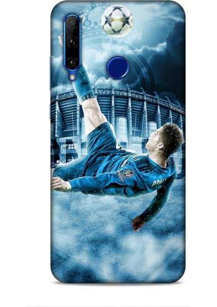 Honor 20 Lite Buzz Futbolcular 15 Ronaldo Stad Mavi Kalın Silikon