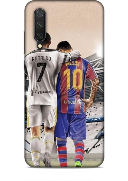 Xiaomi Mi 9 Lite Kevlar Futbolcular 9 Ronaldo Messi Uv Kılıf