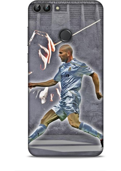 Huawei P Smart S 2020 Gbox Futbolcular 17 Zinedine Zidane Gri Yumuşak Kılıf