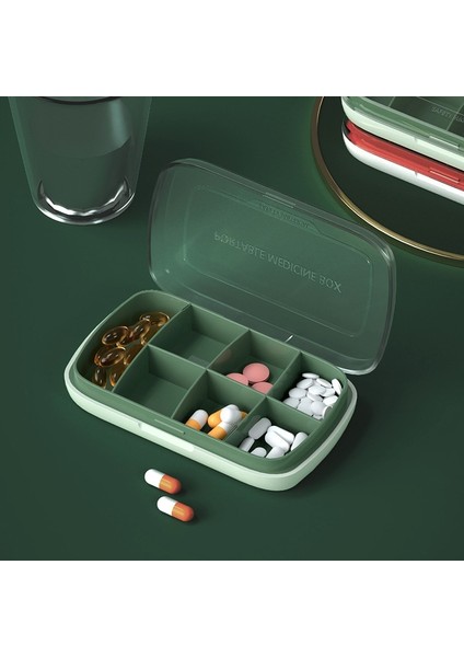Taşınabilir Mühürlü Şeffaf Görünür Mat Kapaklı Ilaç Kutusu (Yurt Dışından) modelleri