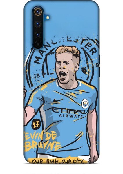 Realme 6 Pro Vega Futbolcular 30 Kevin De Bruyne Kenarları Şeffaf Kapak