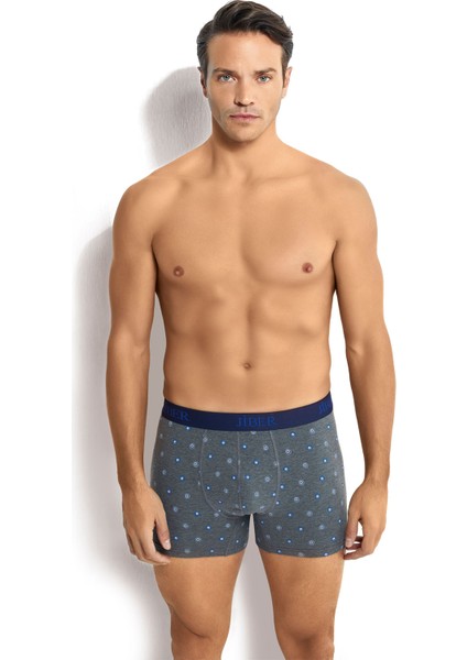 Erkek 3'lü Likralı Renkli Boxer 284 modelleri