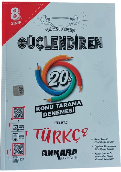 8.Sınıf Türkçe Güçlendiren 20'li Branş Deneme
