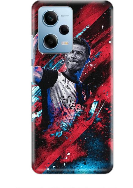 Xiaomi Redmi Note 12 Pro 5g Luna Futbolcular 10 Ronaldo Kırmızı Full Hd Kılıf
