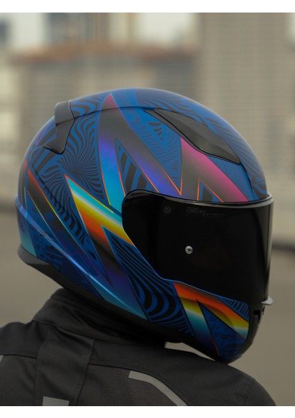 Rapıd 2 Optık Mat Mavi-Mor Kask