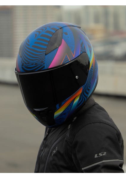 Rapıd 2 Optık Mat Mavi-Mor Kask modelleri