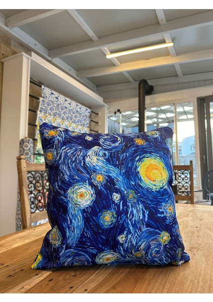 Van Gogh Dekoratif Kırlent Kılıfı