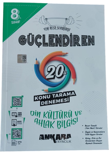 8.Sınıf Din Kültürü Kültürü ve Ahlak Bilgisi Güçlendiren 20'li Branş Deneme