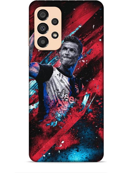 Samsung Galaxy A33 5g Luna Futbolcular 10 Ronaldo Kırmızı Full Hd Kılıf