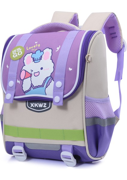 Anaokulu Okul Çantası Sevimli Prenses Ultra Hafif Sırt Çantası, Çocuk Yük Azaltma Sırt Çantası (Yurt Dışından)
