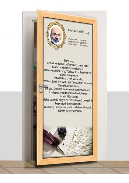 Kapı Giydirme - Mehmet Akif Ersoy - K355