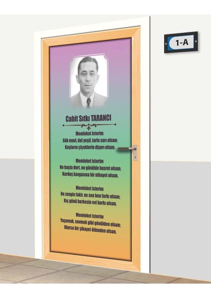 Kapı Giydirme - Cahit Sıtkı Tarancı - K1030 fiyatları