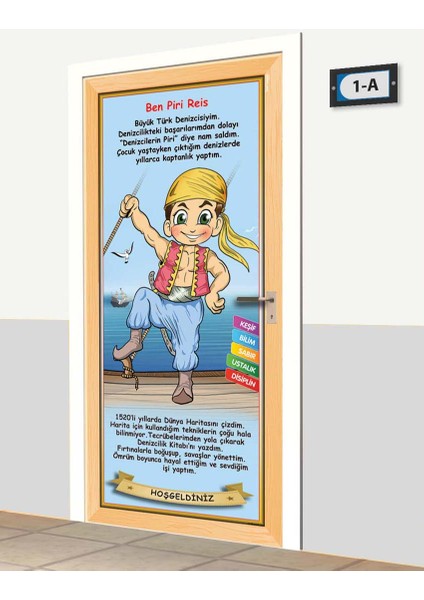 Kapı Giydirme - Çizgi Tarih - Piri Reis - K602 fiyatları