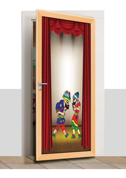 Kapı Giydirme - Hacıvat ve Karagöz - K1173