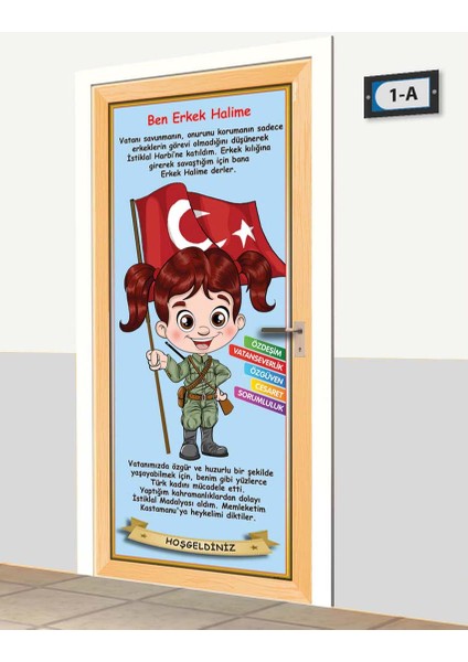 Kapı Giydirme - Çizgi Tarih - Erkek Halime - K606 fiyatları