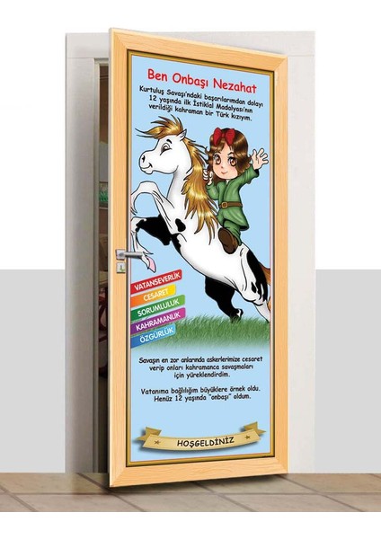 Kapı Giydirme - Çizgi Tarih - Onbaşı Nezahat - K616