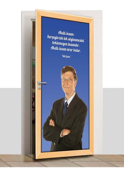 Kapı Giydirme - Bill Gates - K685