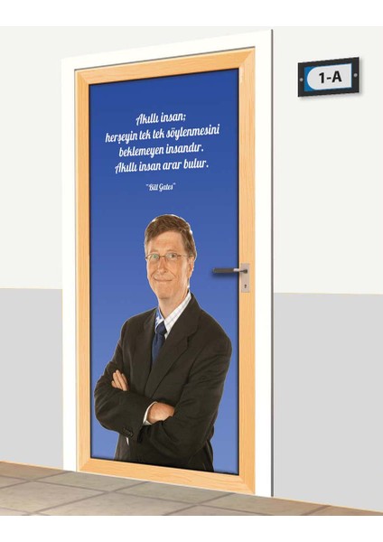 Kapı Giydirme - Bill Gates - K685 fiyatları