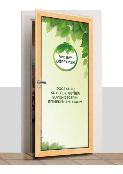 Kapı Giydirme - Bay Öğretmen Tuvalet - K1090