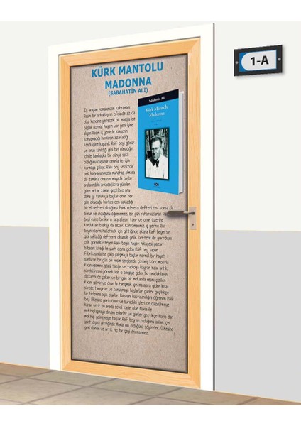 Kapı Giydirme - Kürk Mantolu Madonna - K1044 fiyatları