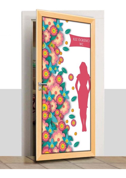 Kapı Giydirme - Kız Öğrenci Wc - K1163