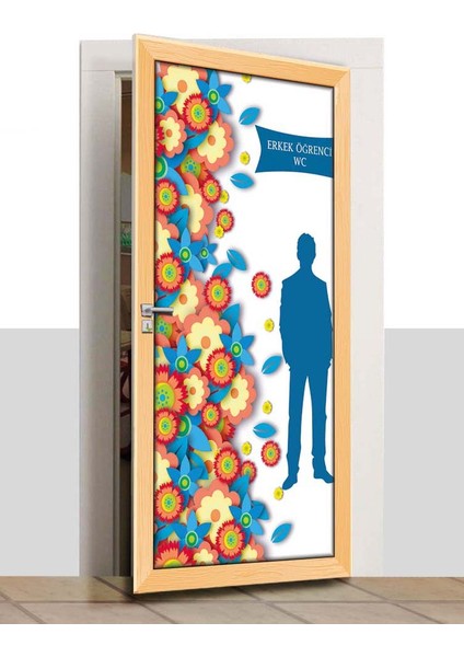 Kapı Giydirme - Erkek Öğrenci Wc - K1157
