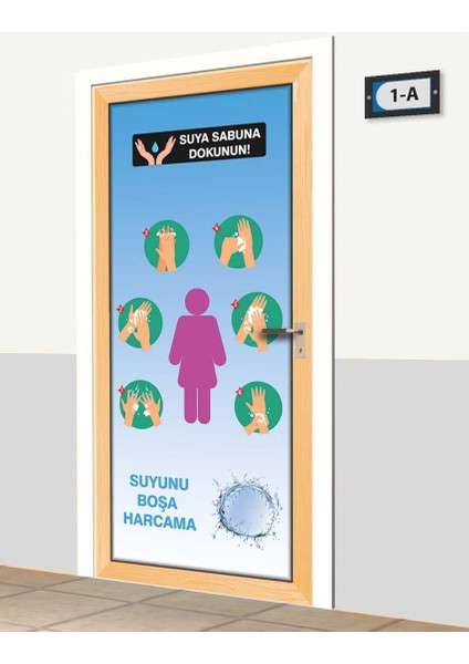 Kapı Giydirme - Temizlik Wc - K1012 fiyatları