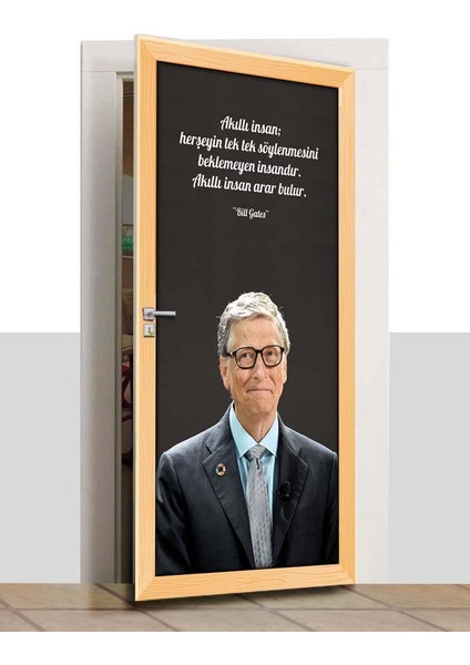 Kapı Giydirme - Bill Gates - K686