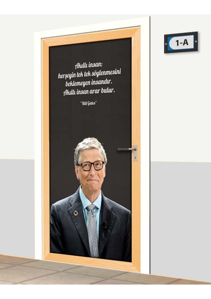 Kapı Giydirme - Bill Gates - K686 fiyatları