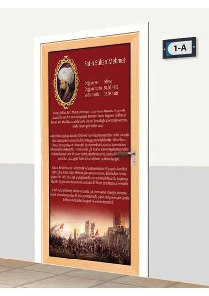 Kapı Giydirme - Fatih Sultan Mehmet - K692 fiyatları