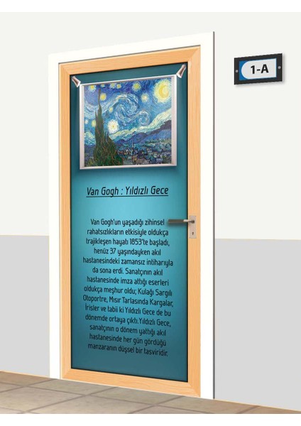 Kapı Giydirme - Van Gogh - K1147