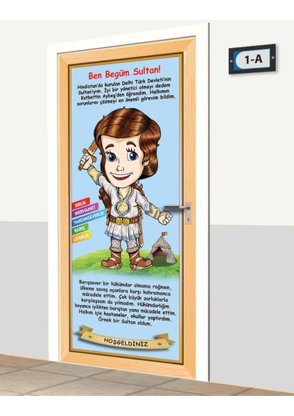 Kapı Giydirme - Çizgi Tarih - Begüm Sultan - K627 fiyatları