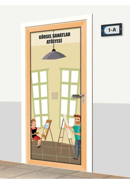 Kapı Giydirme - Görsel Sanatlar Atölyesi - K1131 fiyatları