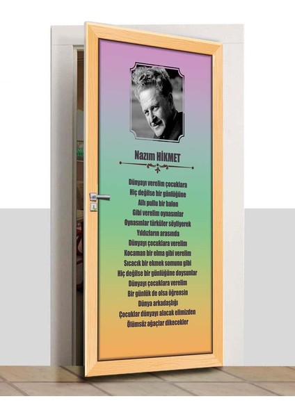 Kapı Giydirme - Nazım Hikmet - K1029