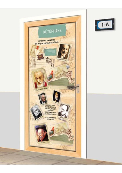 Kapı Giydirme - Kütüphane - K1020 fiyatları
