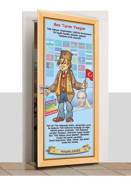 Kapı Giydirme - Çizgi Tarih - Turan Yazgan - K610