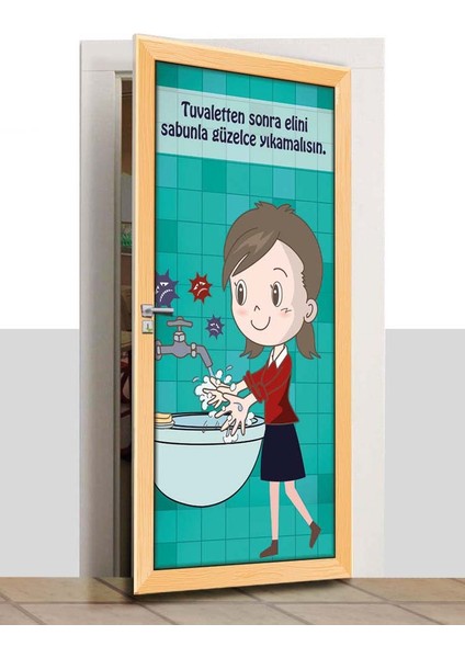Kapı Giydirme - Kız Öğrenci Wc - K1101