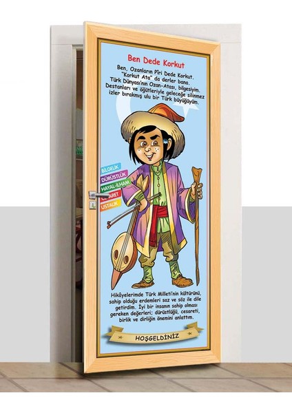 Kapı Giydirme - Çizgi Tarih - Dede Korkut - K625