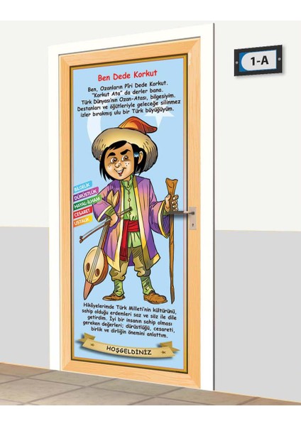 Kapı Giydirme - Çizgi Tarih - Dede Korkut - K625 fiyatları