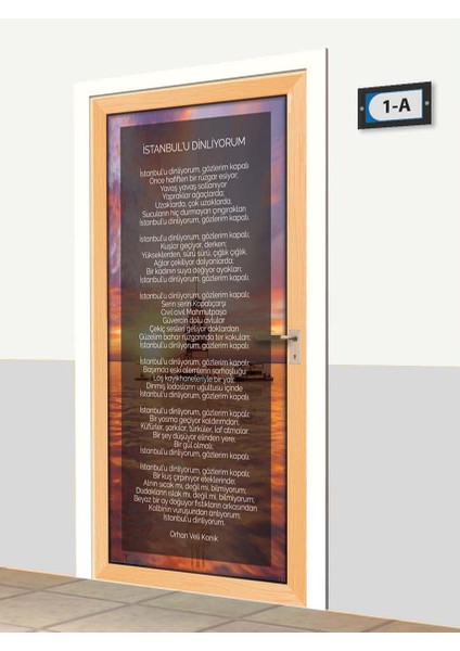 Kapı Giydirme - Istanbulu Dinliyorum - K1274 fiyatları