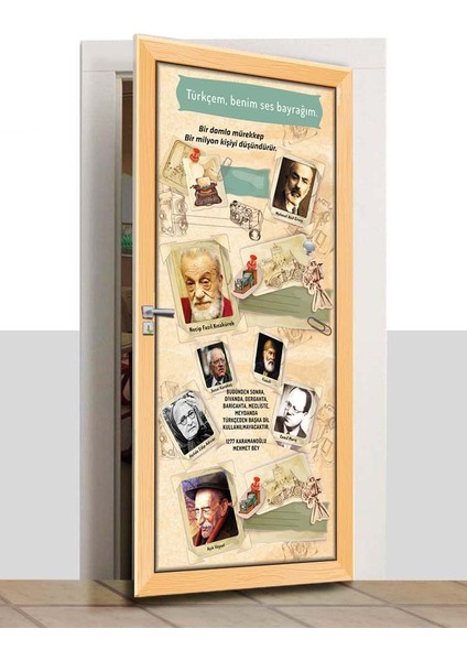 Kapı Giydirme - Türkçem Benim Ses Bayrağım - K1001